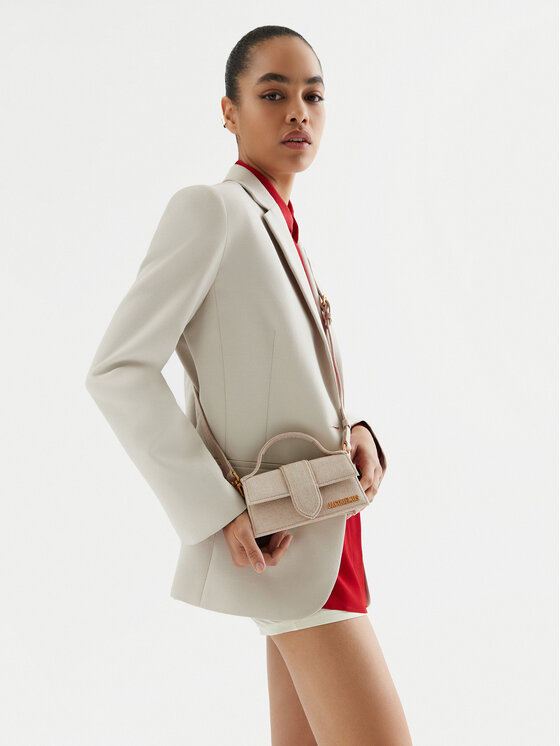 JACQUEMUS JACQUEMUS Kabelka Le Grand Bambino 213BA007-3071 Béžová