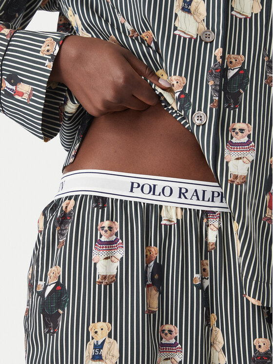 Polo Ralph Lauren Polo Ralph Lauren Pižama 4P0704 Zelena Relaxed Fit