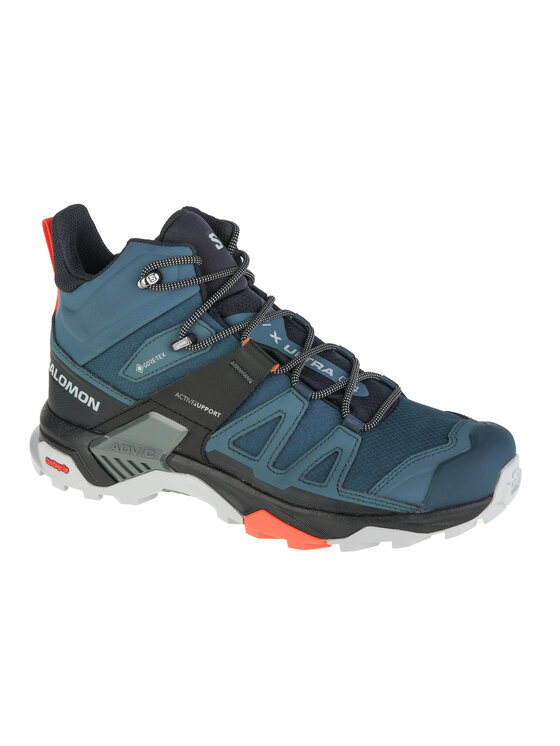 Buty wspinaczkowe Salomon, Rozmiar 45/1/3, Niebieskie, Salomon X Ultra 4 Mid GTX