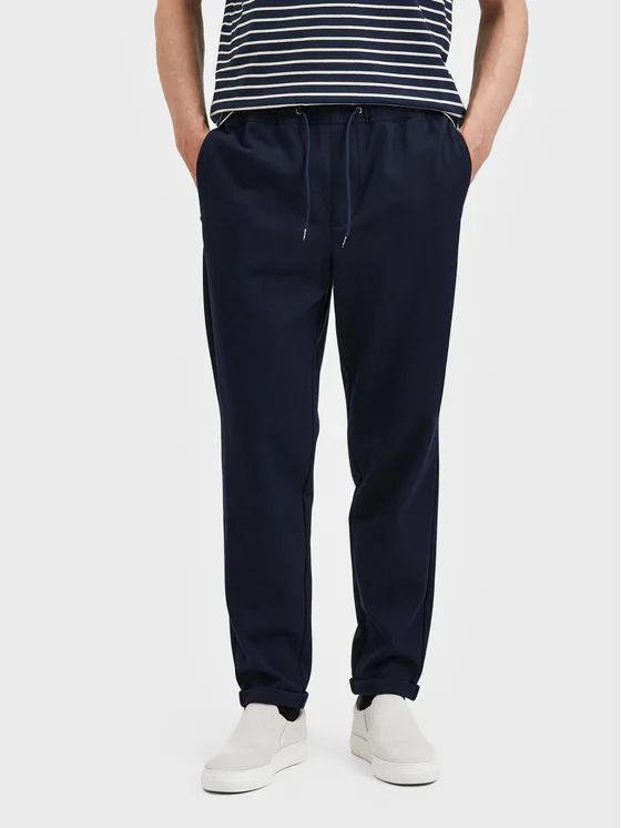 Selected Homme Stoffhose Selby 16085172 Dunkelblau Slim Fit