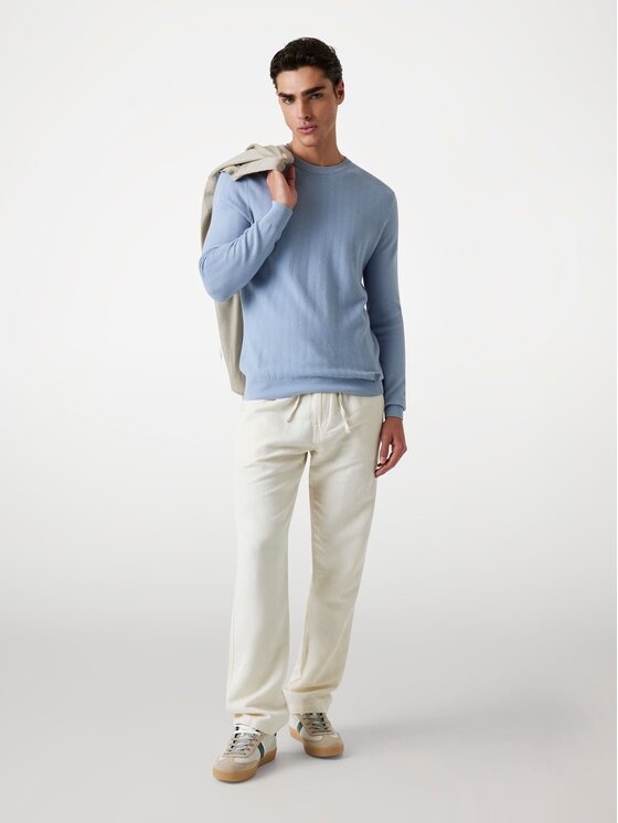 Guess Guess Sweter 176191 Niebieski Classic Fit