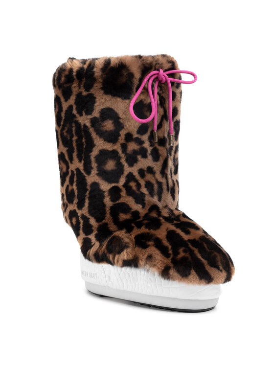 Moon Boot Moon Boot Връхно отоплящо кожухче за обувки Cover Rex Rabbit 140C0V04001 Кафяв