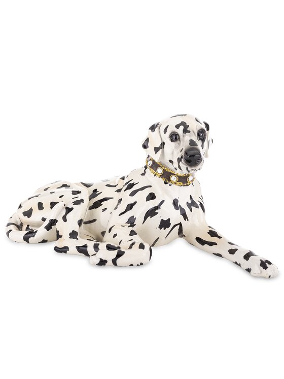 Figurka MIAhome, Dekoracja leżącego psa 14x31x15 cm DALMATIAN - II