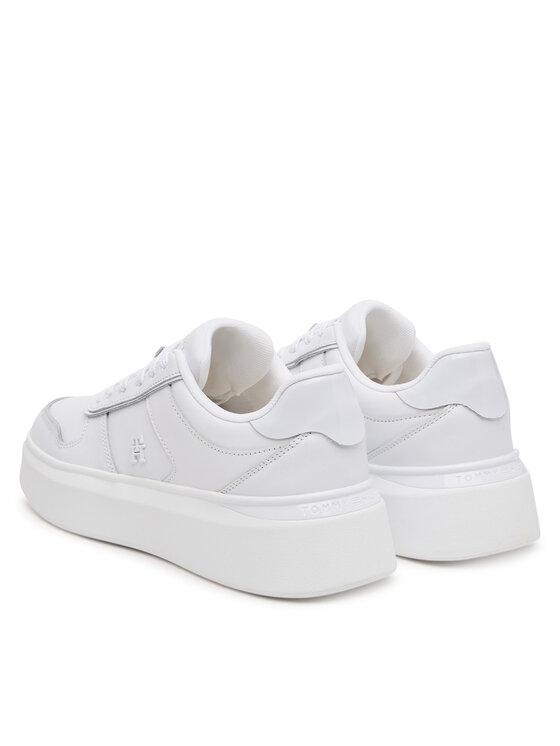 Tommy Hilfiger Tommy Hilfiger Sneakersy Patent Platform FW0FW08819 Biały