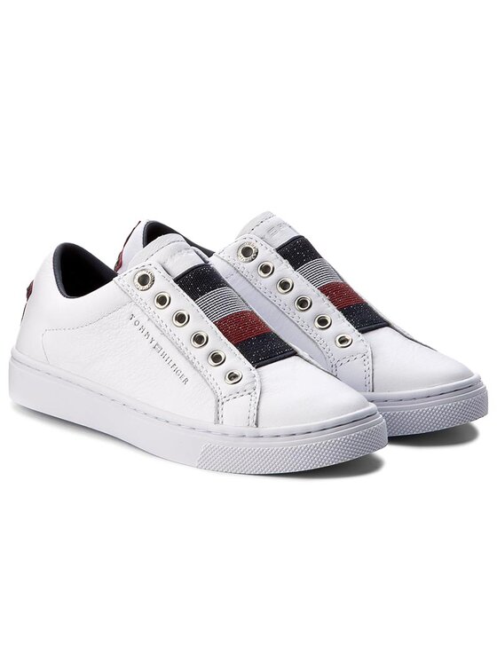 Tommy Hilfiger Tommy Hilfiger Обувки Venus Jr 18A1 FG0FG00103 Бял