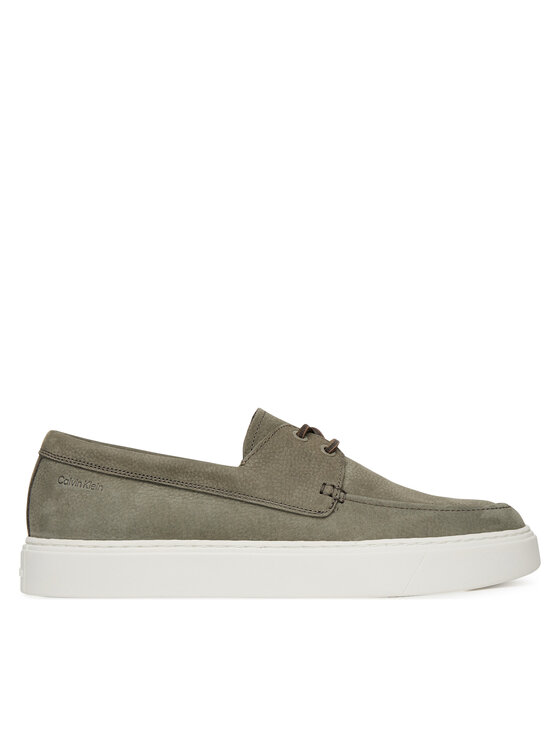 Calvin Klein Calvin Klein Pusbačiai Hybrid Lace Up Boat Nu HM0HM01892 Žalia