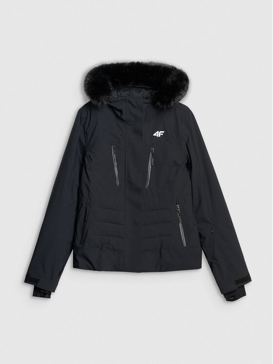 4F 4F Kurtka narciarska SKIWEAR Czarny Slim Fit