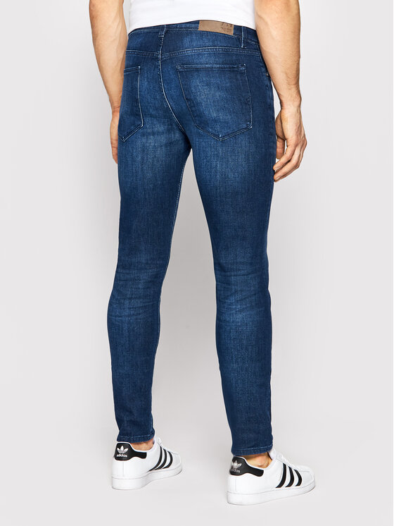 Selected Homme Selected Homme Džínsy Leon 16083063 Tmavomodrá Slim Fit