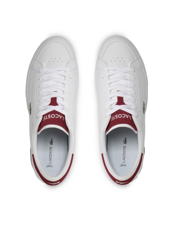 Lacoste hot sale sneakers red