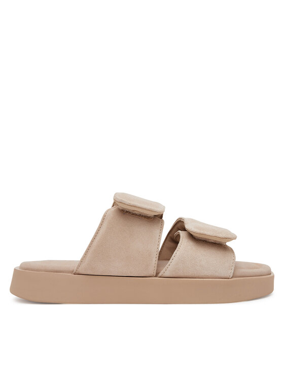 Inuikii Inuikii Şlapi Classic Suede Velcro 70104-128 Bej