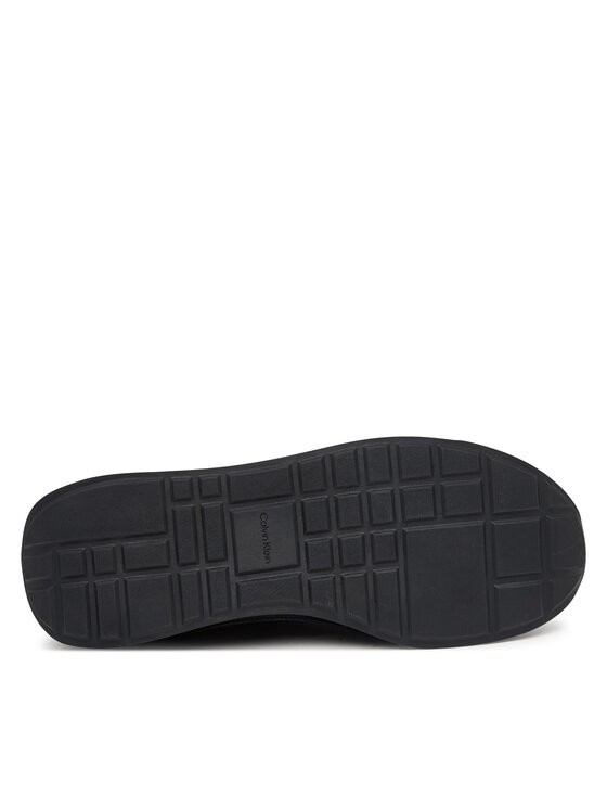 Calvin Klein Calvin Klein Sneakersy Retro Runner Sock Laceup Mix HM0HM02305 Černá