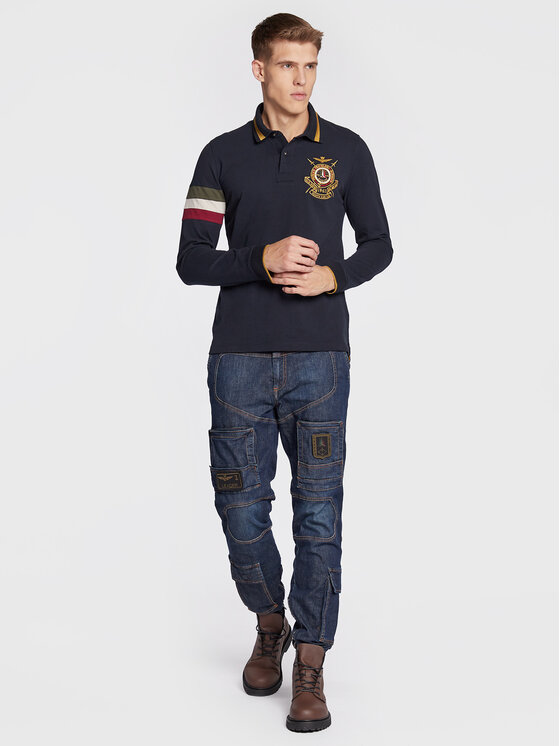 Aeronautica Militare Aeronautica Militare Polo 222PO1655J564 Blu scuro Regular Fit