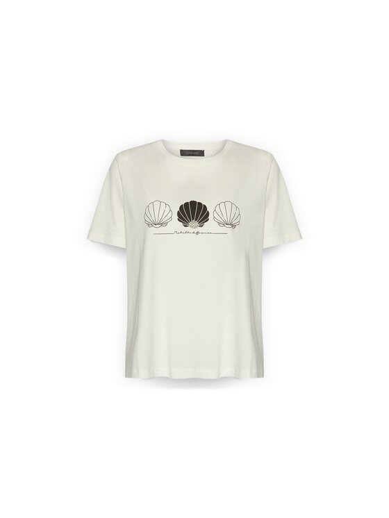 Elena Mirò Elena Mirò T-shirt G088Z000721N011 Bianco Regular Fit