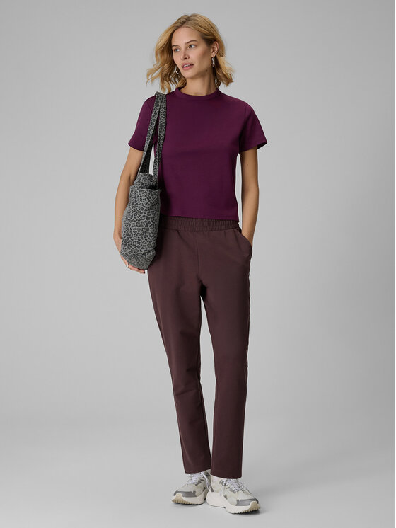 4F 4F Spodnie dresowe BASIC+ Brązowy Slim Fit