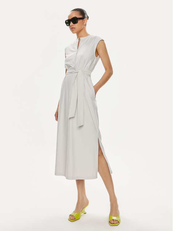 Max Mara Leisure Max Mara Leisure Haljina za svaki dan Megaton 2416621028 Siva Relaxed Fit
