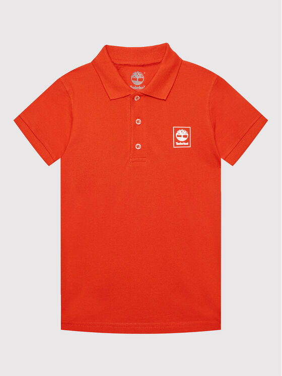 Timberland Timberland Polo T25T00 D Czerwony Regular Fit
