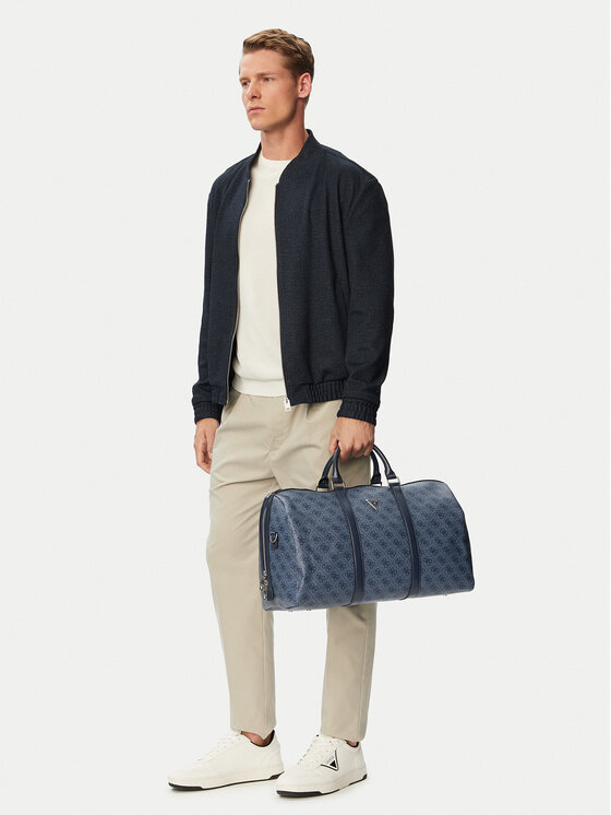 Guess Geantă de weekend TMMILO P6333 Bleumarin