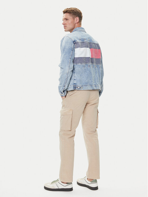 Tommy Jeans Tommy Jeans Traper jakna Ryan DM0DM21242 Plava Regular Fit