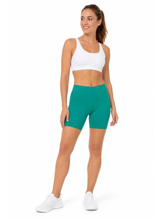 4F 4F Szorty sportowe FOB SUMMER Zielony jasny Slim Fit