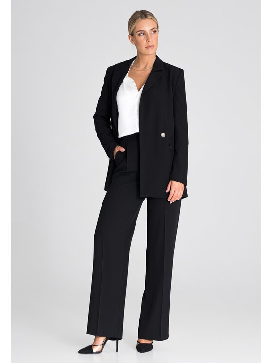 FIGL FIGLFIGL Giacca da abito M948 Nero Regular Fit