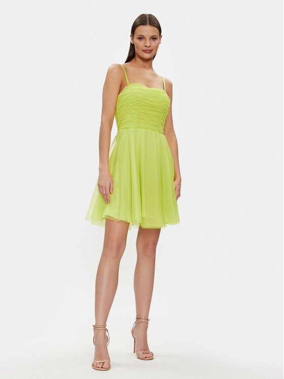 Rinascimento Rinascimento Coctailkleid CFC0117833003 Grün A-Line Fit