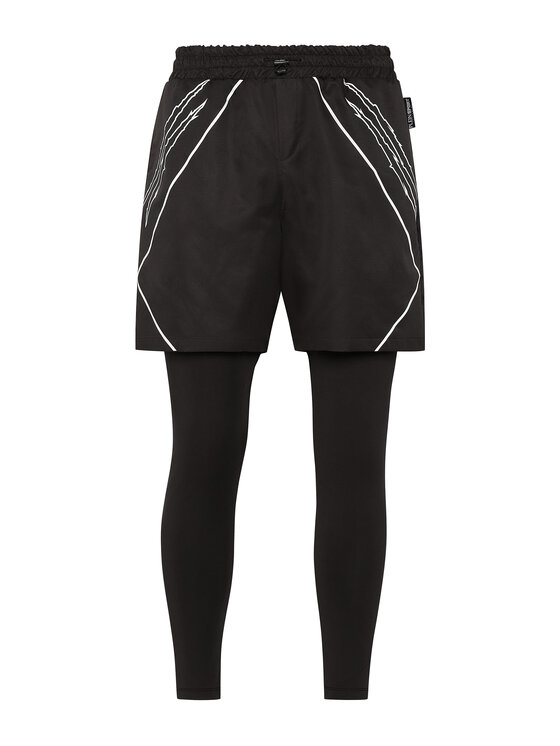 Plein Sport Plein Sport Legginsy 13225 Czarny Active Fit