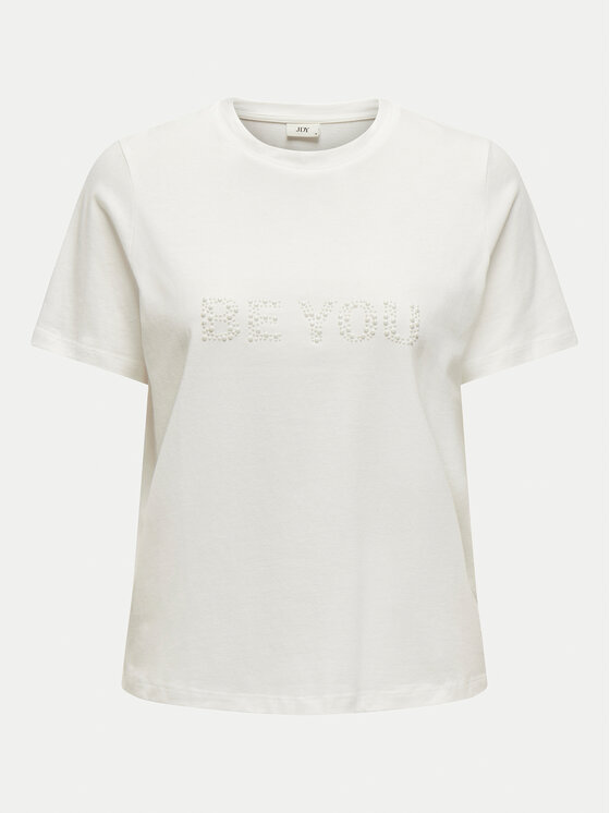 JDY JDY T-krekls Molly 15311675 Balts Regular Fit