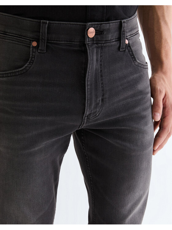 Wrangler Wrangler Jeansy GREENSBORO Szary Straight Leg