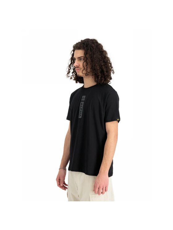 Alpha Industries Alpha Industries T-Shirt AI.146509-03 Czarny Regular Fit