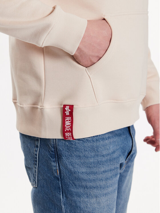 Alpha Industries Alpha Industries Bluza Basic 178312 Beżowy Regular Fit