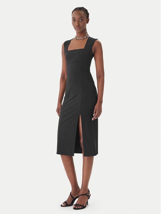 Patrizia Pepe Sukienka koktajlowa 2A3010/JZ26-K103 Czarny Regular Fit