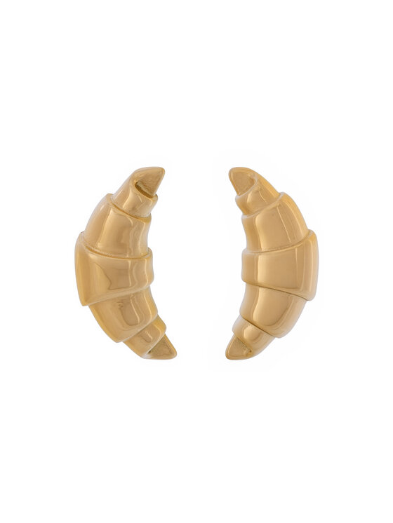 Aldo Aldo Ohrringe Croissants 14088495 Goldfarben