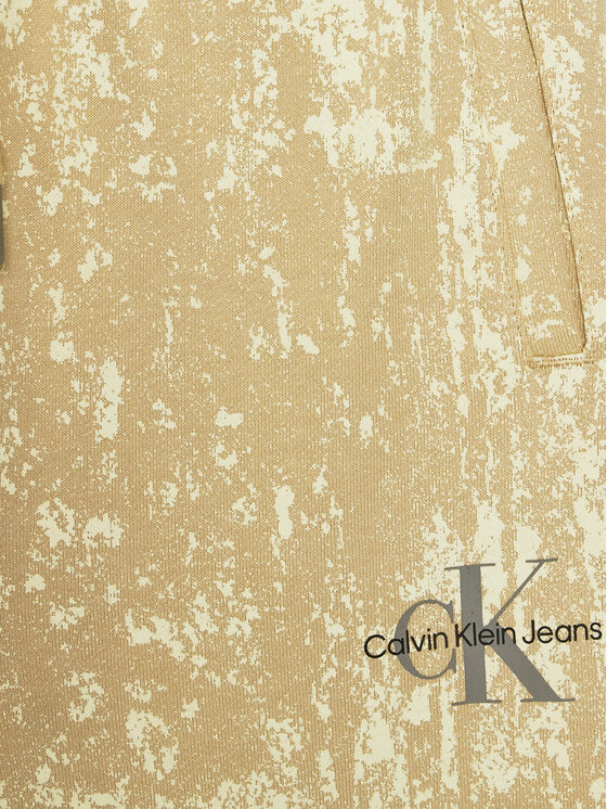 Calvin Klein Jeans Calvin Klein Jeans Pantaloni trening Second Skin IB0IB01932 Bej Relaxed Fit