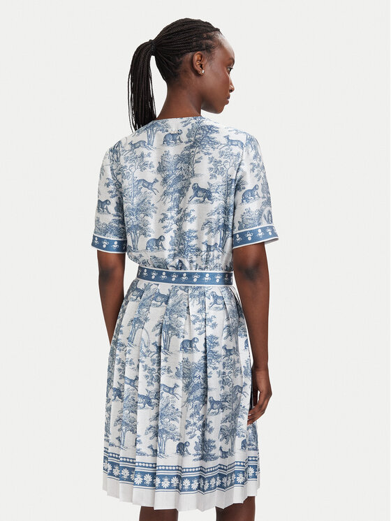 Fracomina Fracomina Kleid für den Alltag FS26SD1010W435K5 Hellblau Regular Fit