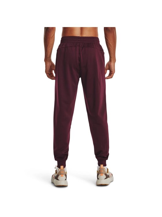 Under Armour Under Armour Spodnie dresowe Fleece Joggers Bordowy Basic Fit