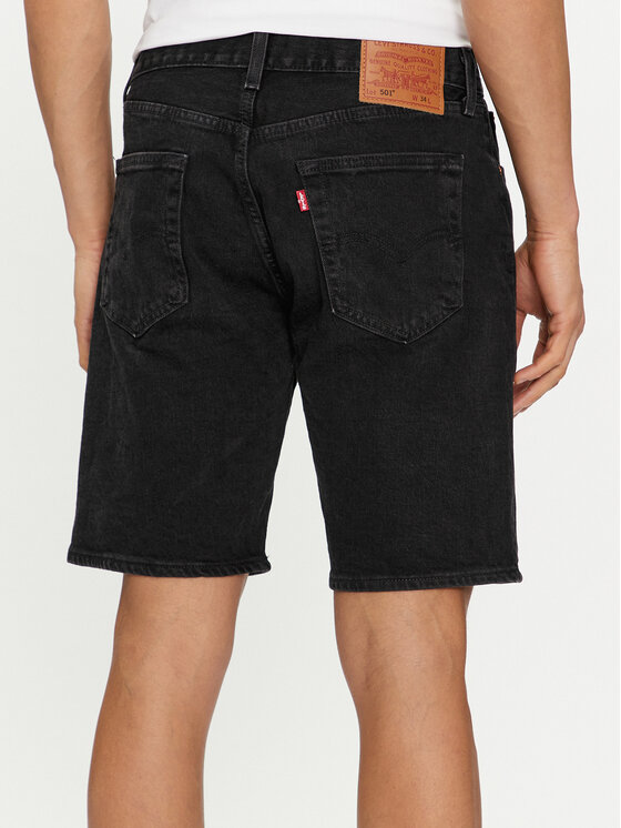 Levi's® Levi's® Jeansshorts 501® Hemmed 36512-0224 Schwarz Regular Fit