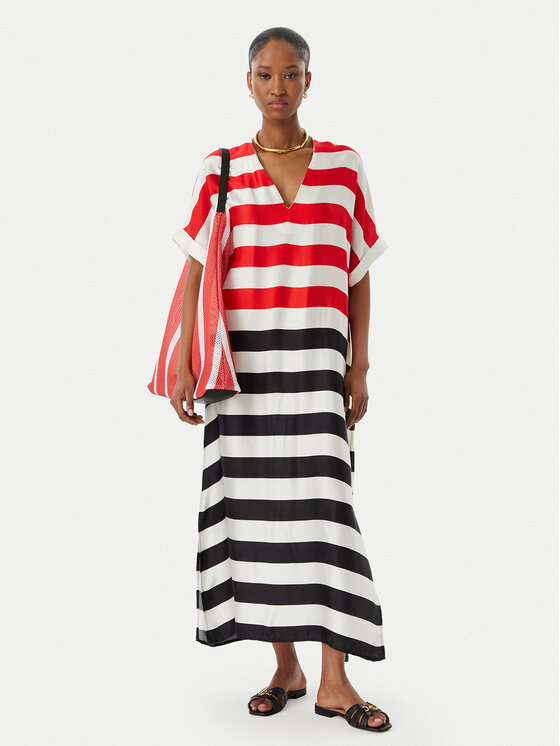 LOLA CASADEMUNT LOLA CASADEMUNT Letné šaty LS2616013 Farebná Relaxed Fit