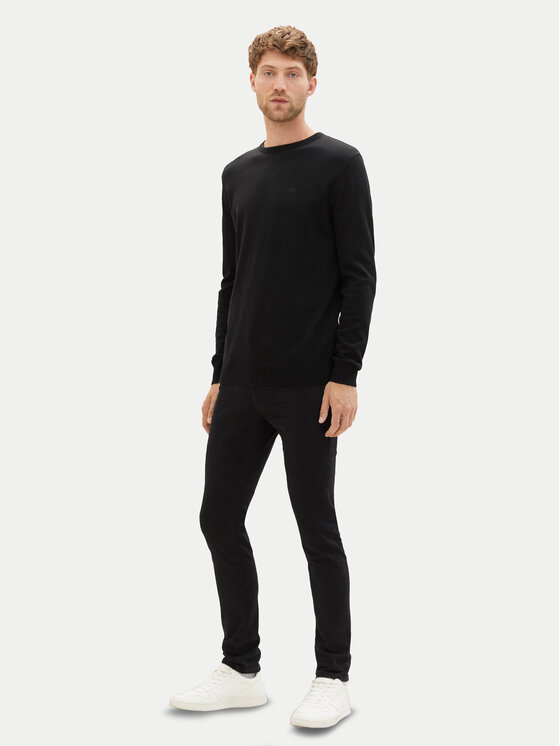 Tom Tailor Tom Tailor Jeansy Troy 1021160 Czarny Slim Fit