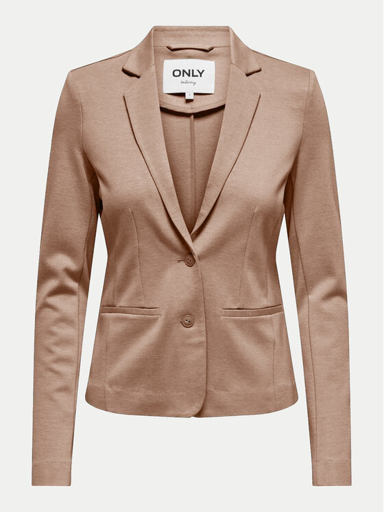 ONLY ONLY Marynarka Poptrash 15153144 Brązowy Regular Fit