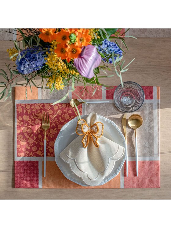 Roseberry Home Roseberry Home Podkładka na stół akrylowa Orange Symphony Pomarańczowy
