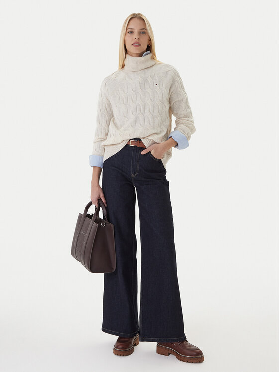 Tommy Hilfiger Tommy Hilfiger Ζιβάγκο WW0WW46791 Μπεζ Regular Fit