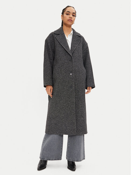 Calvin Klein Jeans Calvin Klein Jeans Palton de lână J20J224618 Gri Relaxed Fit