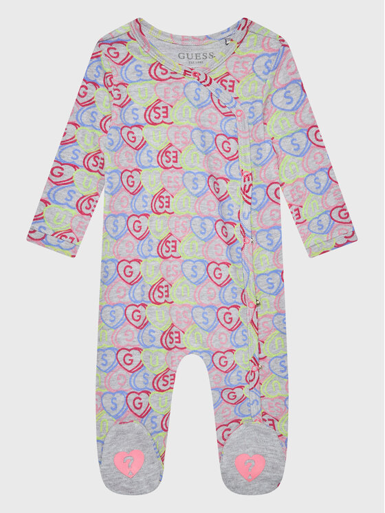Gyerek Rugdalózó Guess, Méret: 12M, Szürke, S2BG09 KBDY0