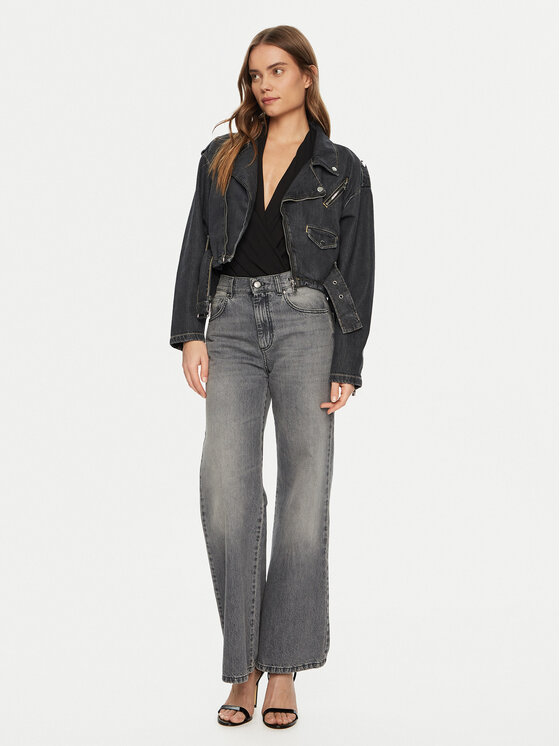 Guess Guess Jeansová bunda W5RN58 D5LF1 Tmavomodrá Regular Fit
