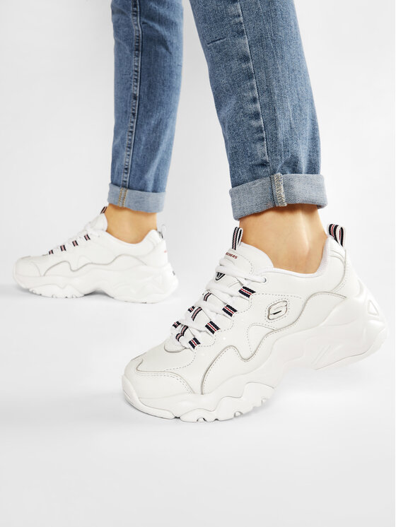 Skechers Sneakersy D Lites 3.0 13376 WNVR Bia y Modivo.pl