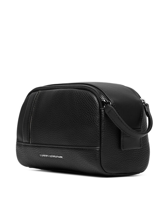 Tommy Hilfiger Tommy Hilfiger Geantă pentru cosmetice Th Central Washbag AM0AM13748 Negru