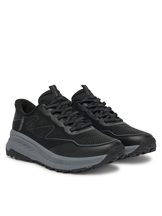 Skechers Skechers Trekingová obuv Switch Back-Mist 237685/BKMT Čierna