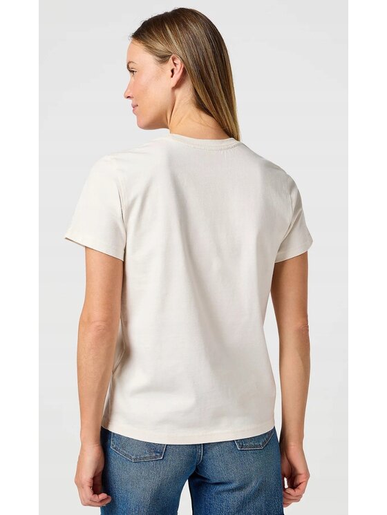 Wrangler Wrangler T-Shirt Graphic Tee Biały Regular Fit