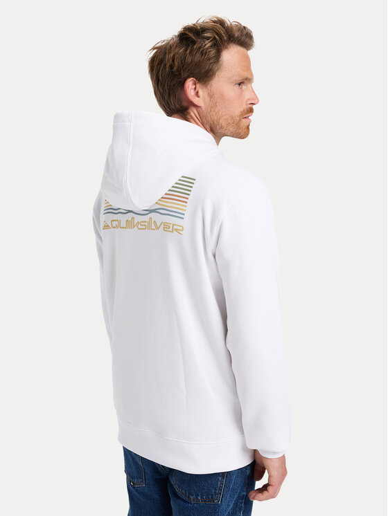 Quiksilver Quiksilver Bluza Light Waves EQYFT05168 Biały Regular Fit