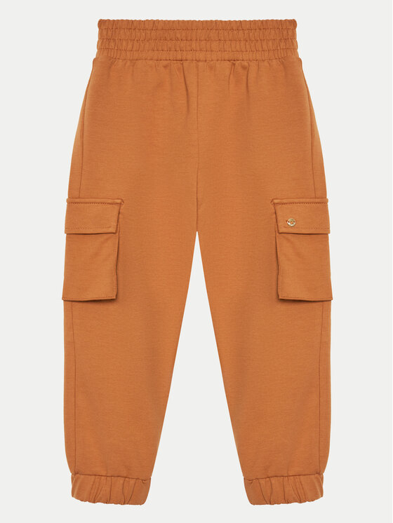 Original Marines Teplákové nohavice DEA3556F Hnedá Regular Fit